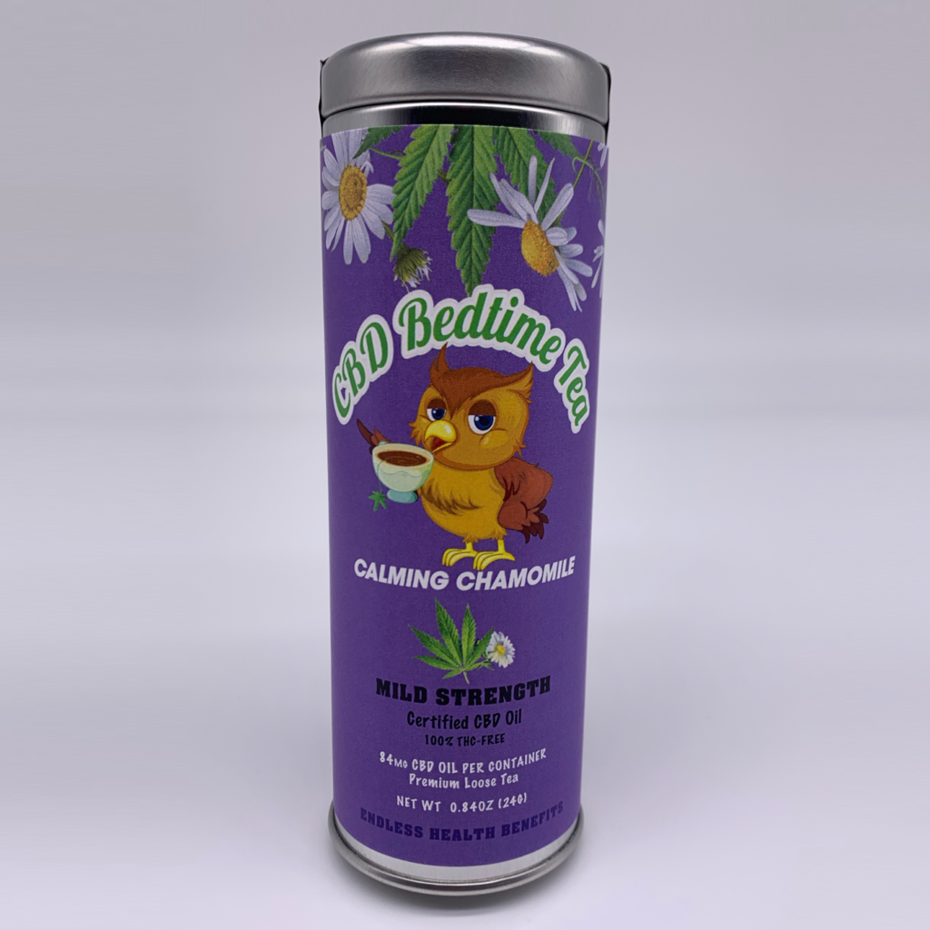 Calming Chamomile Mild Strength CBD Bedtime Tea CBD Bedtime Tea
